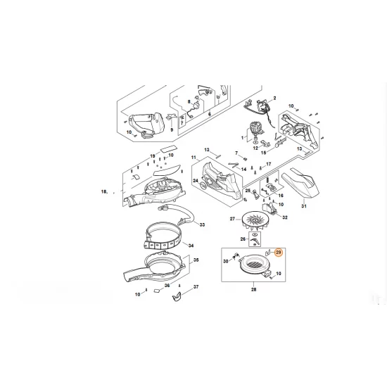 STIHL   Płaska wtyczka M SA02 431 2100